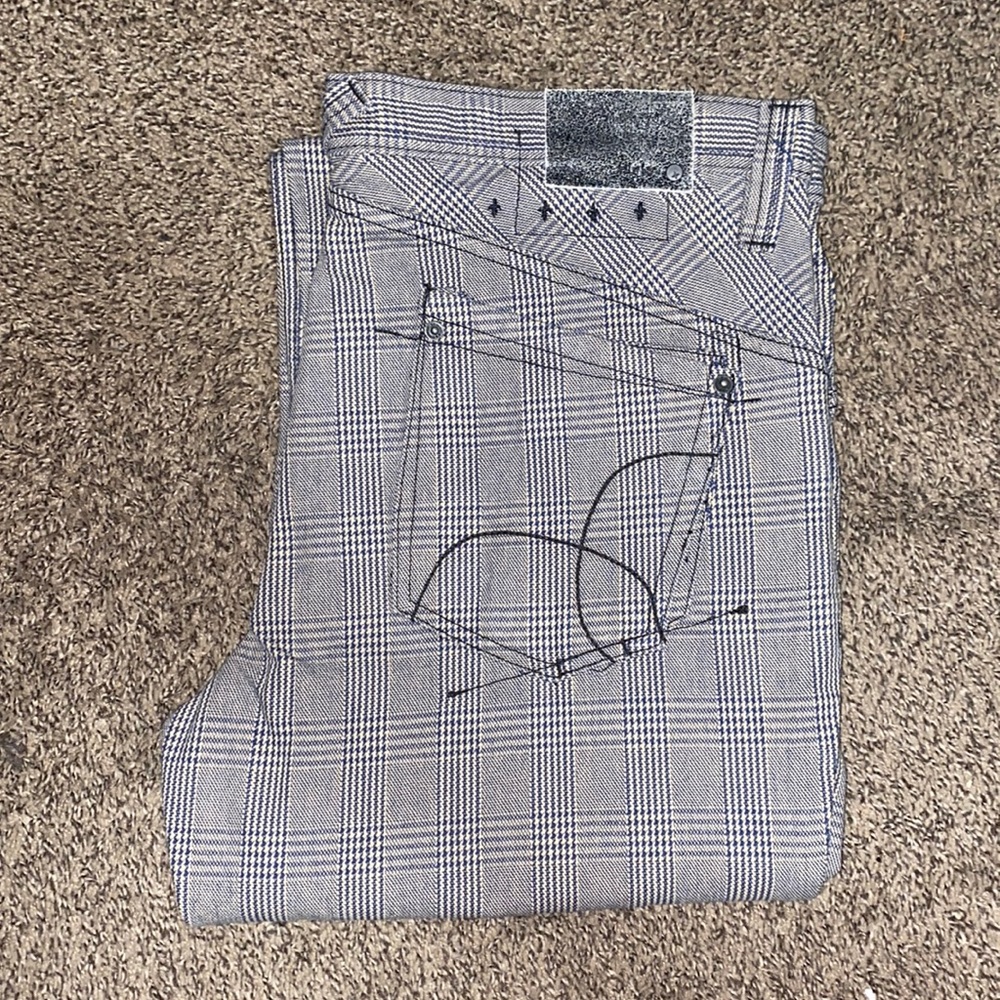 Hurley jeans with Houndstooth pattern 32 waist